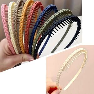 🔴 5 for $10 ONE Ivory Stylish Braided Headband